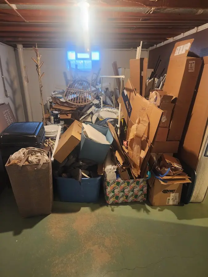 Roll-off dumpster container at job site for 2 Yard Dumpster Rental in Sonoma